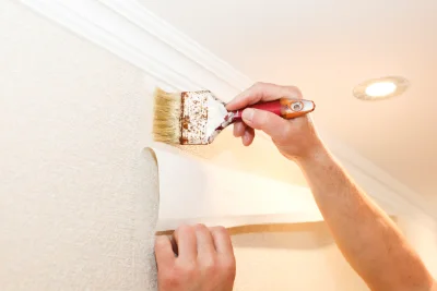 Pose de papier peint à Cormeray — revêtements muraux et toiles de verre